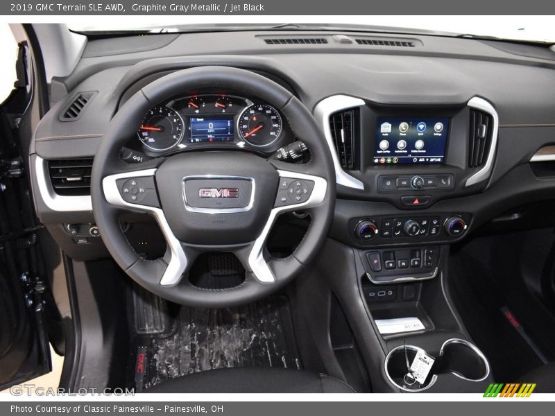 Graphite Gray Metallic / Jet Black 2019 GMC Terrain SLE AWD