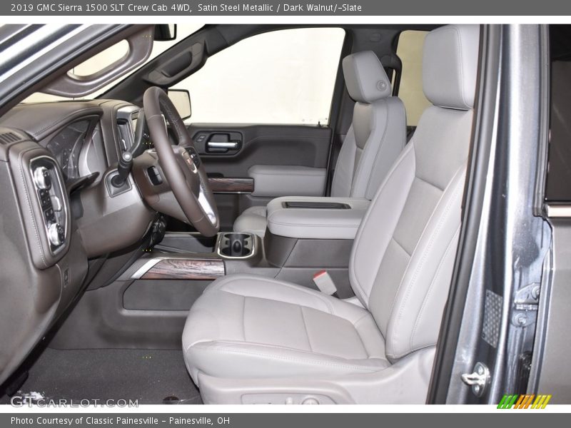 Front Seat of 2019 Sierra 1500 SLT Crew Cab 4WD