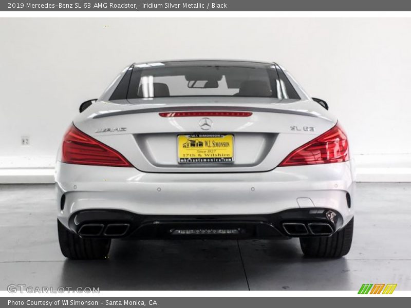 Iridium Silver Metallic / Black 2019 Mercedes-Benz SL 63 AMG Roadster