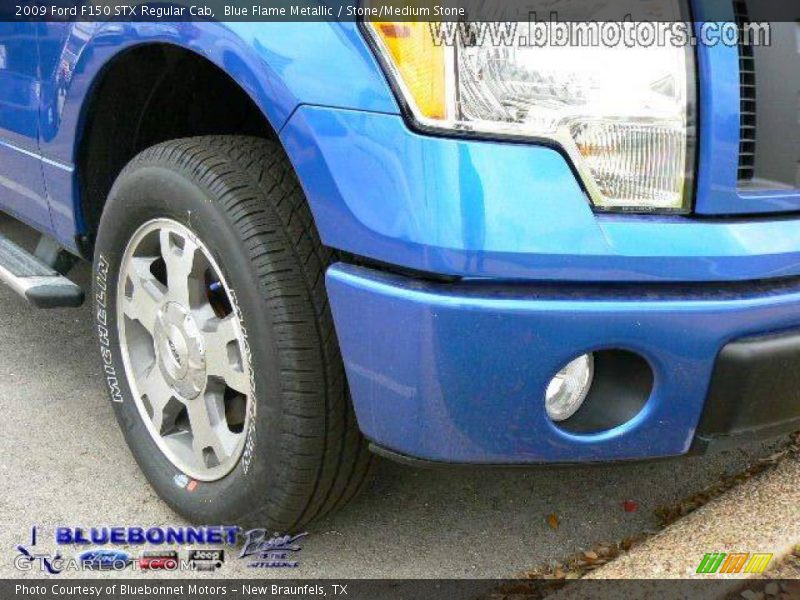Blue Flame Metallic / Stone/Medium Stone 2009 Ford F150 STX Regular Cab