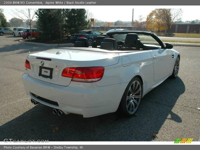 Alpine White / Black Novillo Leather 2009 BMW M3 Convertible