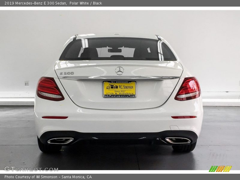 Polar White / Black 2019 Mercedes-Benz E 300 Sedan