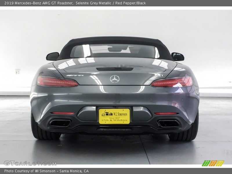 Selenite Grey Metallic / Red Pepper/Black 2019 Mercedes-Benz AMG GT Roadster