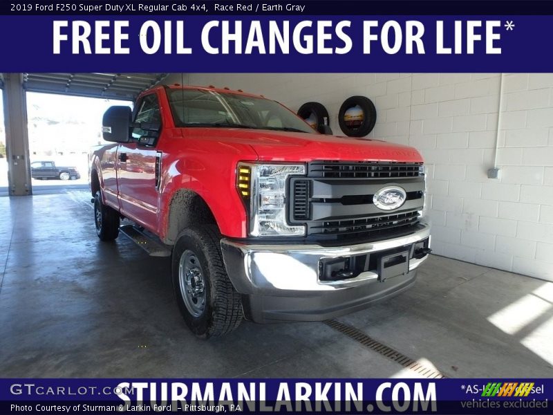 Race Red / Earth Gray 2019 Ford F250 Super Duty XL Regular Cab 4x4