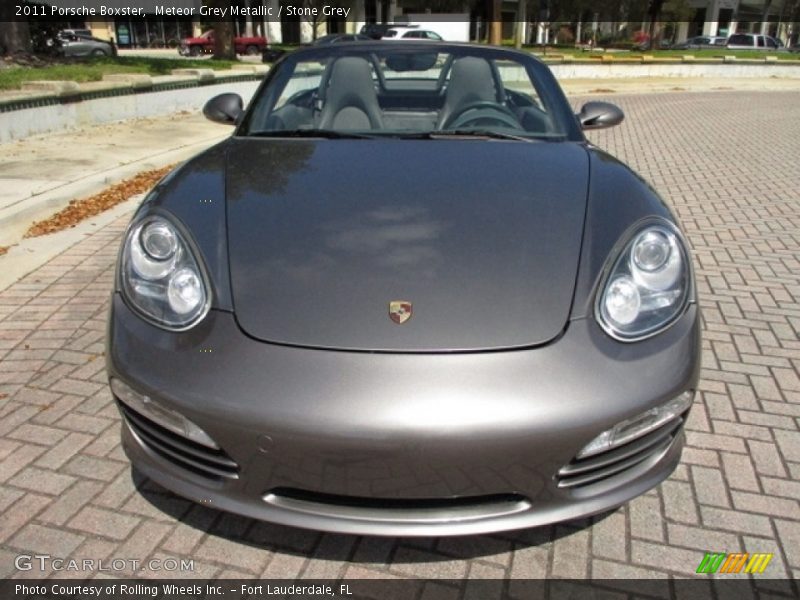 Meteor Grey Metallic / Stone Grey 2011 Porsche Boxster