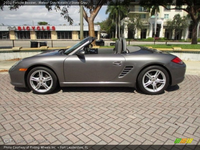 Meteor Grey Metallic / Stone Grey 2011 Porsche Boxster