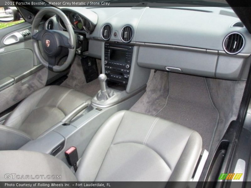  2011 Boxster  Stone Grey Interior