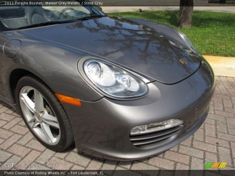 Meteor Grey Metallic / Stone Grey 2011 Porsche Boxster