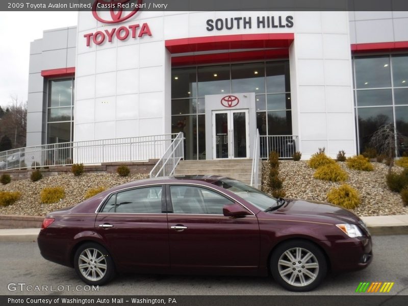 Cassis Red Pearl / Ivory 2009 Toyota Avalon Limited