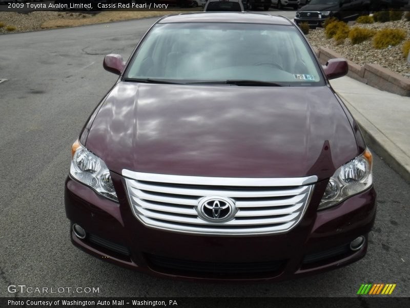 Cassis Red Pearl / Ivory 2009 Toyota Avalon Limited