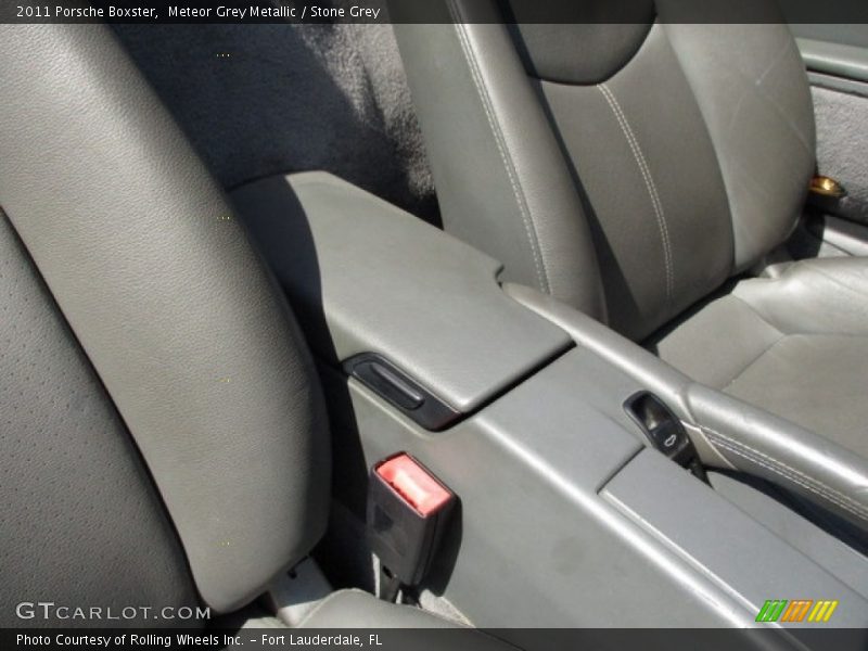 Meteor Grey Metallic / Stone Grey 2011 Porsche Boxster