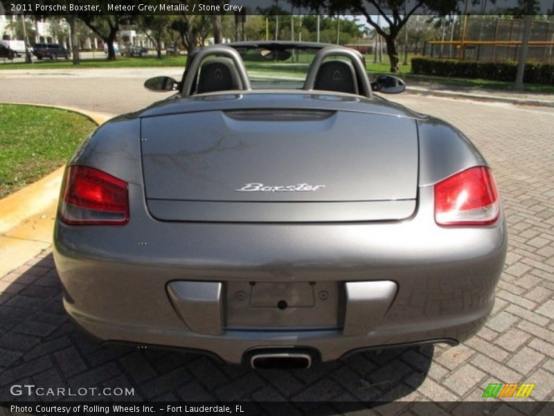 Meteor Grey Metallic / Stone Grey 2011 Porsche Boxster