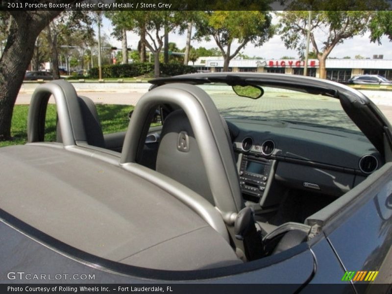 Meteor Grey Metallic / Stone Grey 2011 Porsche Boxster