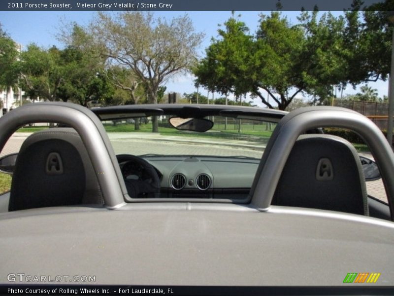 Meteor Grey Metallic / Stone Grey 2011 Porsche Boxster