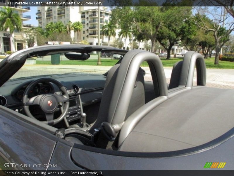 Meteor Grey Metallic / Stone Grey 2011 Porsche Boxster