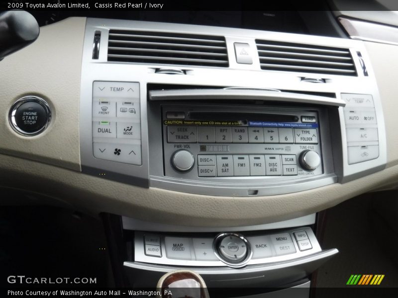 Cassis Red Pearl / Ivory 2009 Toyota Avalon Limited
