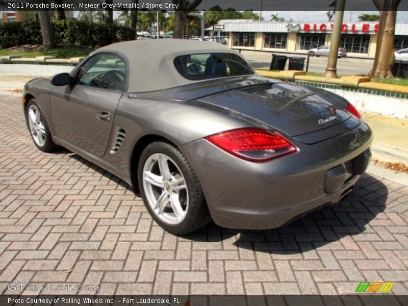 Meteor Grey Metallic / Stone Grey 2011 Porsche Boxster