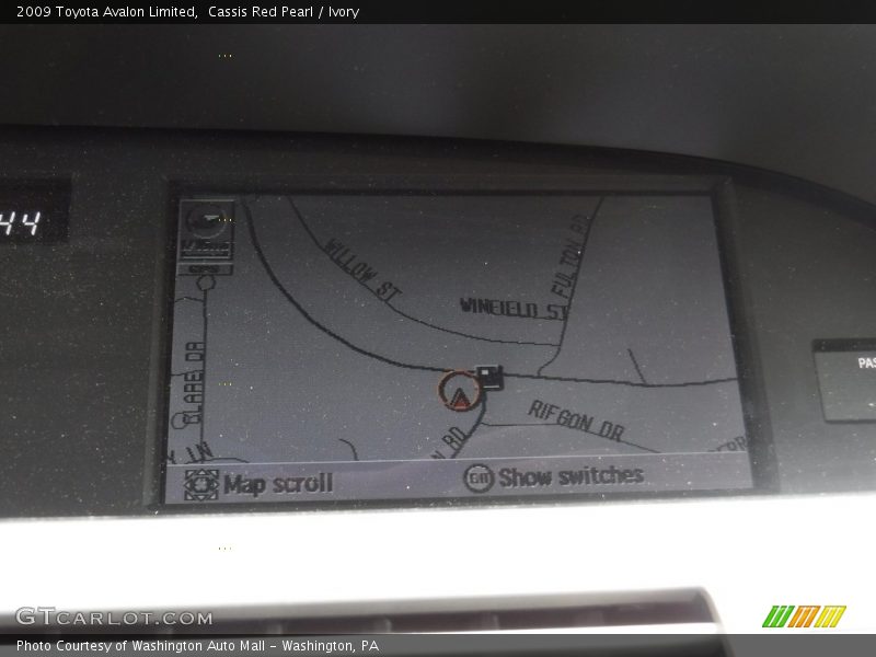 Cassis Red Pearl / Ivory 2009 Toyota Avalon Limited