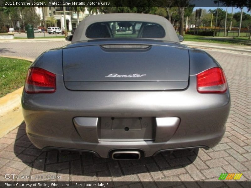 Meteor Grey Metallic / Stone Grey 2011 Porsche Boxster