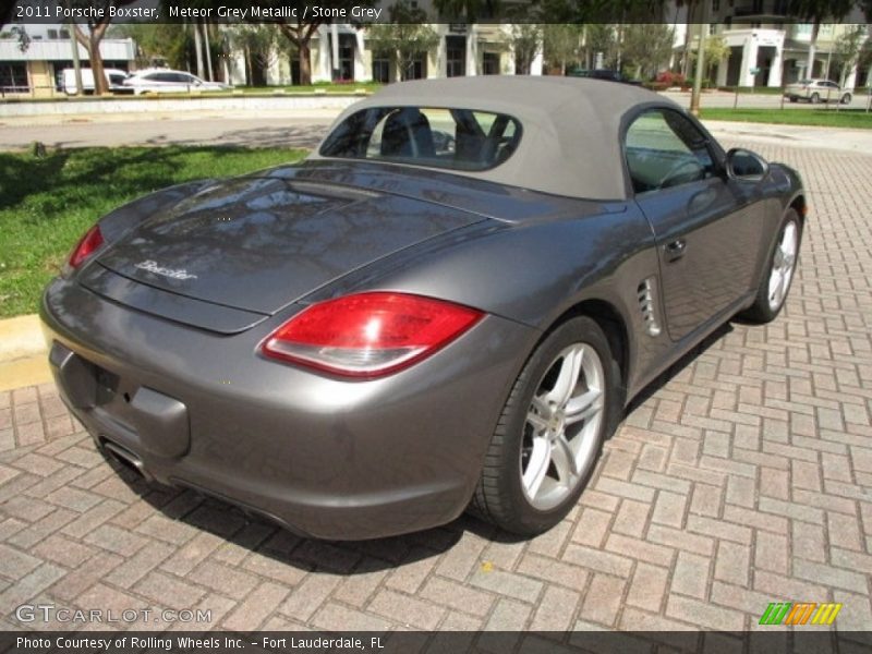 Meteor Grey Metallic / Stone Grey 2011 Porsche Boxster