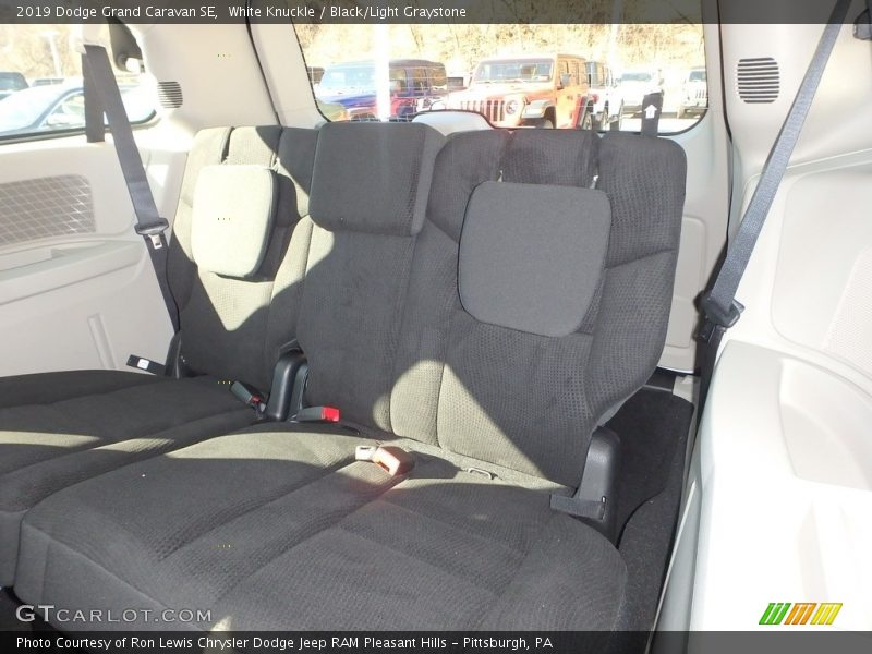 White Knuckle / Black/Light Graystone 2019 Dodge Grand Caravan SE
