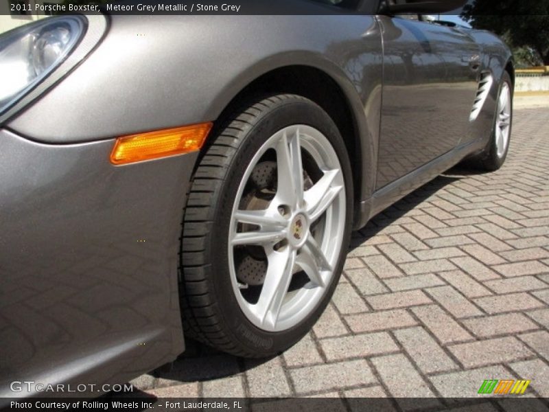 Meteor Grey Metallic / Stone Grey 2011 Porsche Boxster