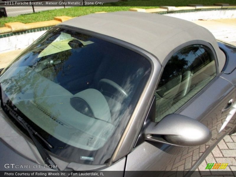 Meteor Grey Metallic / Stone Grey 2011 Porsche Boxster