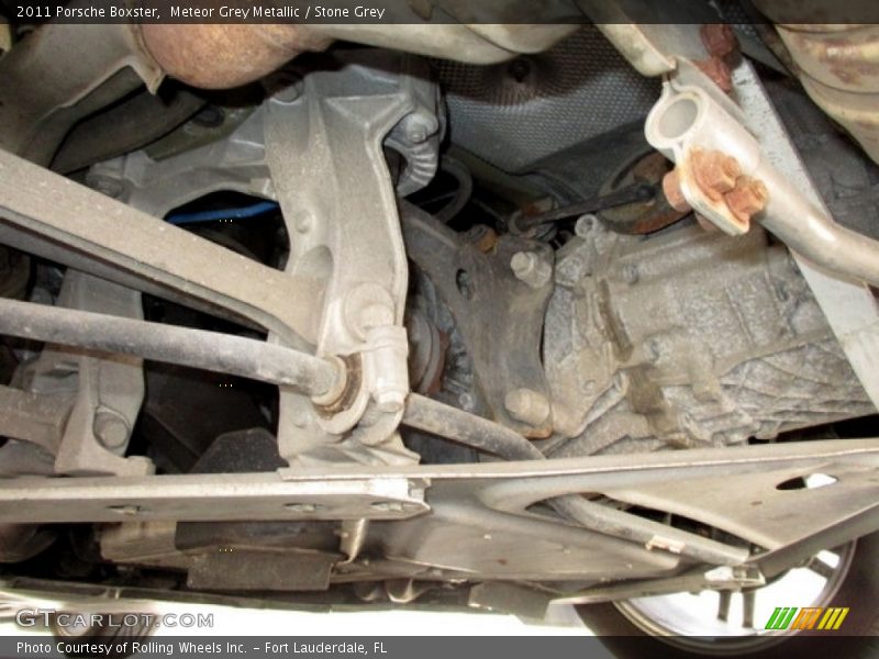 Undercarriage of 2011 Boxster 