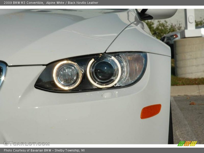 Alpine White / Black Novillo Leather 2009 BMW M3 Convertible