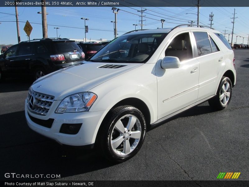 Arctic White / Cashmere 2010 Mercedes-Benz ML 350 4Matic