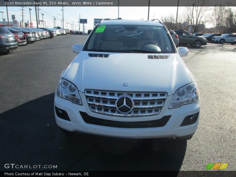 Arctic White / Cashmere 2010 Mercedes-Benz ML 350 4Matic