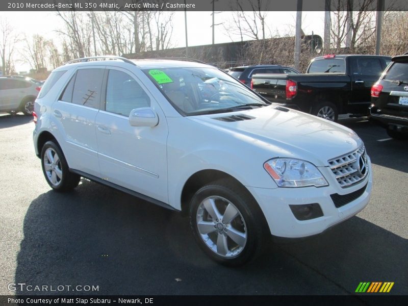 Arctic White / Cashmere 2010 Mercedes-Benz ML 350 4Matic