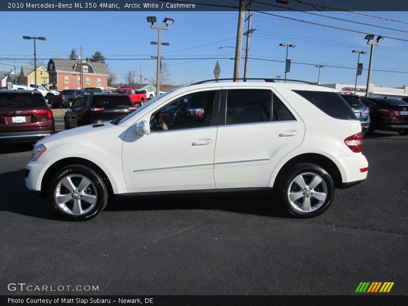 Arctic White / Cashmere 2010 Mercedes-Benz ML 350 4Matic