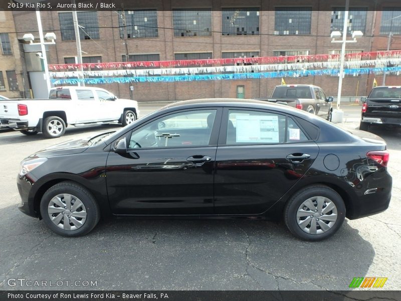 Aurora Black / Black 2019 Kia Rio S