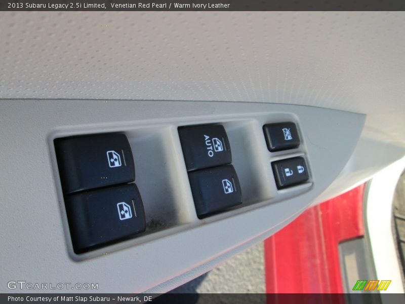 Venetian Red Pearl / Warm Ivory Leather 2013 Subaru Legacy 2.5i Limited