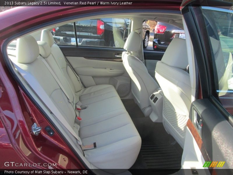 Venetian Red Pearl / Warm Ivory Leather 2013 Subaru Legacy 2.5i Limited