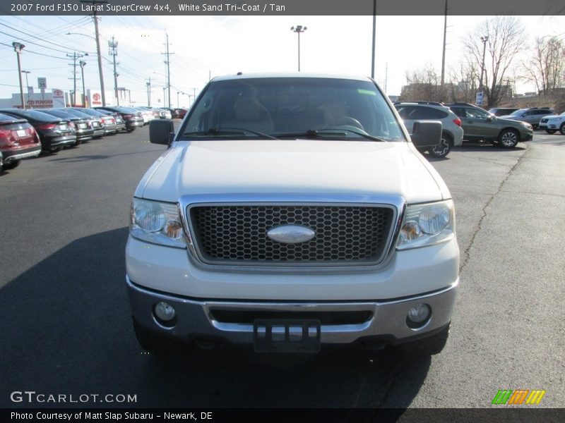 White Sand Tri-Coat / Tan 2007 Ford F150 Lariat SuperCrew 4x4