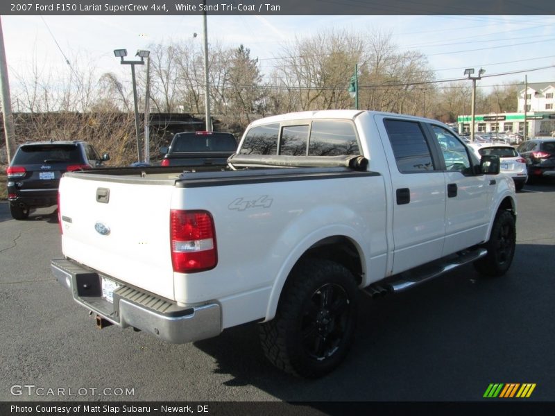 White Sand Tri-Coat / Tan 2007 Ford F150 Lariat SuperCrew 4x4