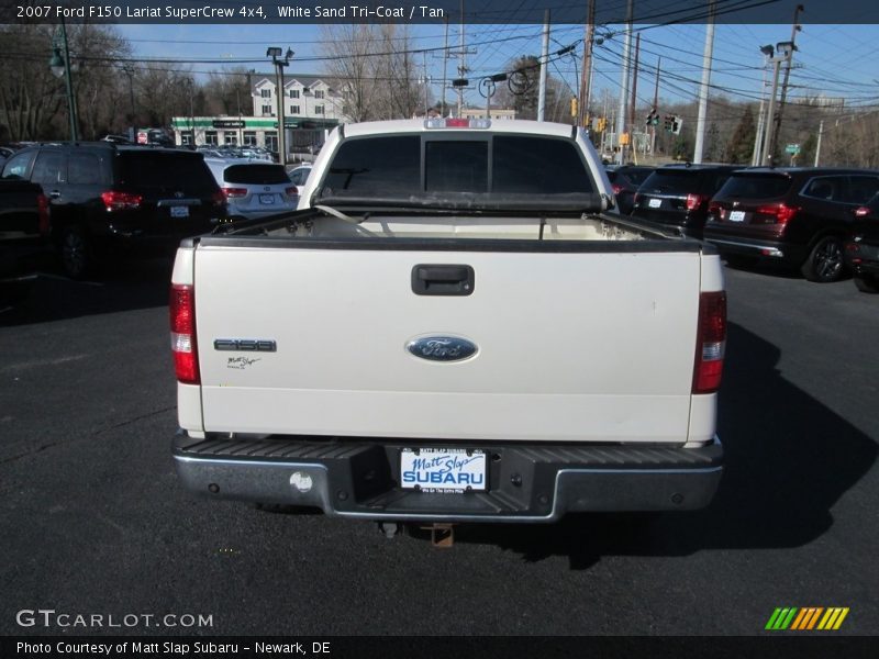 White Sand Tri-Coat / Tan 2007 Ford F150 Lariat SuperCrew 4x4