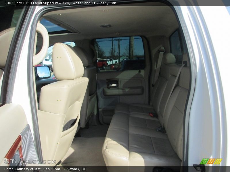 White Sand Tri-Coat / Tan 2007 Ford F150 Lariat SuperCrew 4x4