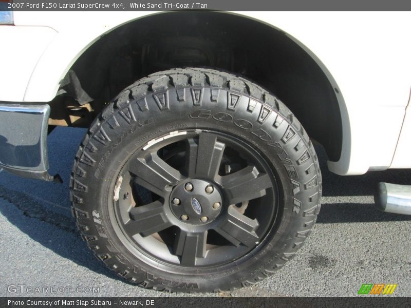 White Sand Tri-Coat / Tan 2007 Ford F150 Lariat SuperCrew 4x4