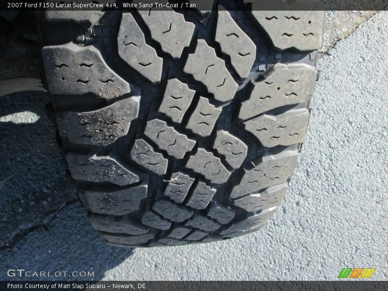 White Sand Tri-Coat / Tan 2007 Ford F150 Lariat SuperCrew 4x4