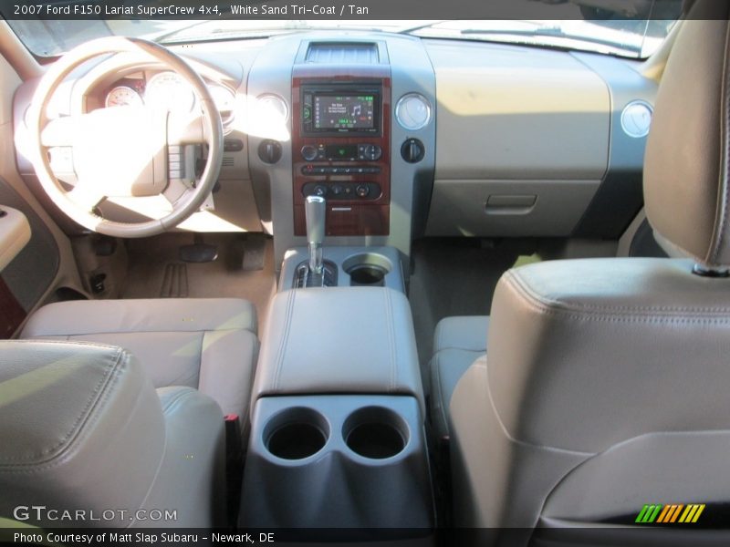White Sand Tri-Coat / Tan 2007 Ford F150 Lariat SuperCrew 4x4