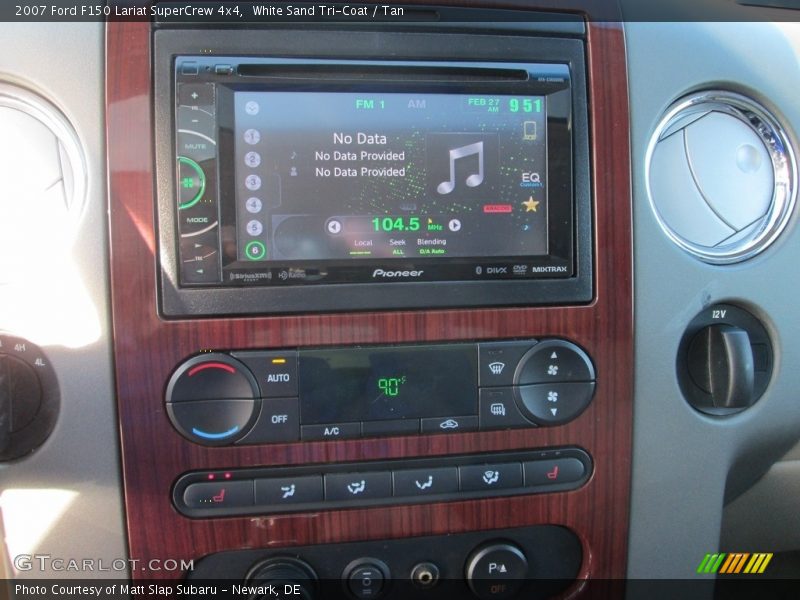 White Sand Tri-Coat / Tan 2007 Ford F150 Lariat SuperCrew 4x4