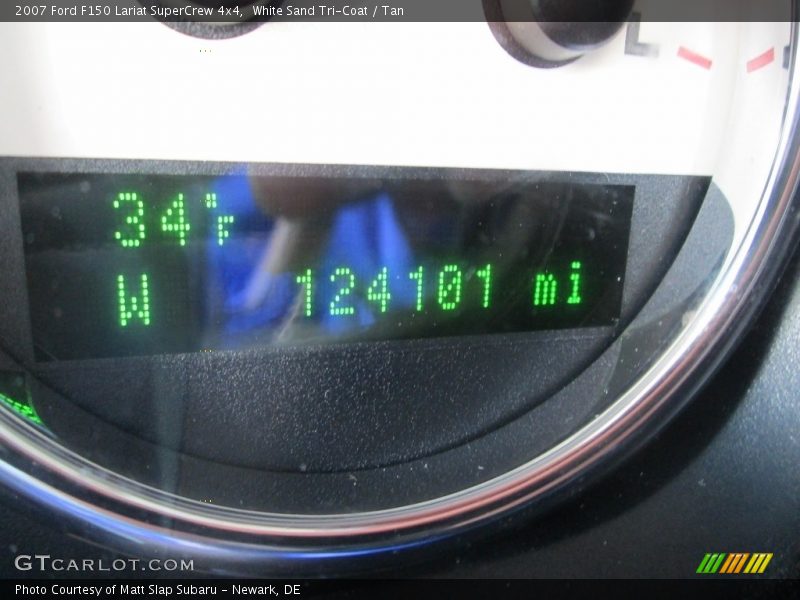 White Sand Tri-Coat / Tan 2007 Ford F150 Lariat SuperCrew 4x4