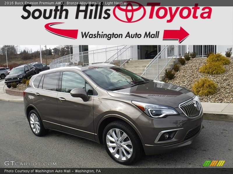 Bronze Alloy Metallic / Light Neutral 2016 Buick Envision Premium AWD