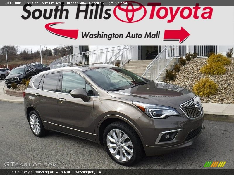 Bronze Alloy Metallic / Light Neutral 2016 Buick Envision Premium AWD