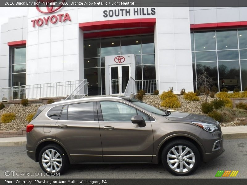 Bronze Alloy Metallic / Light Neutral 2016 Buick Envision Premium AWD