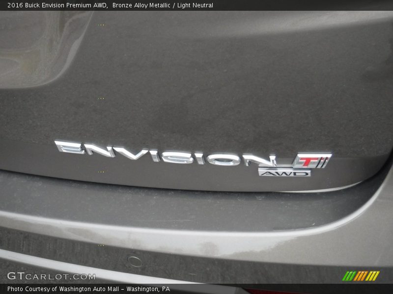Bronze Alloy Metallic / Light Neutral 2016 Buick Envision Premium AWD