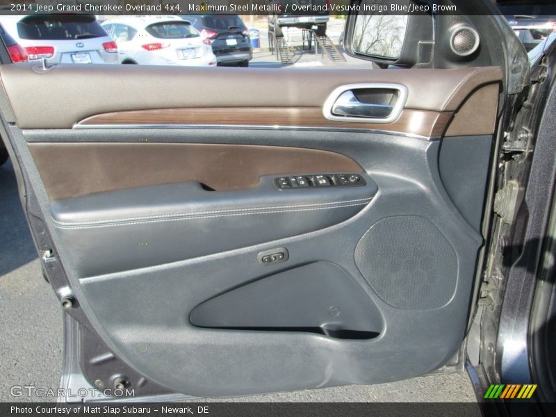 Maximum Steel Metallic / Overland Vesuvio Indigo Blue/Jeep Brown 2014 Jeep Grand Cherokee Overland 4x4